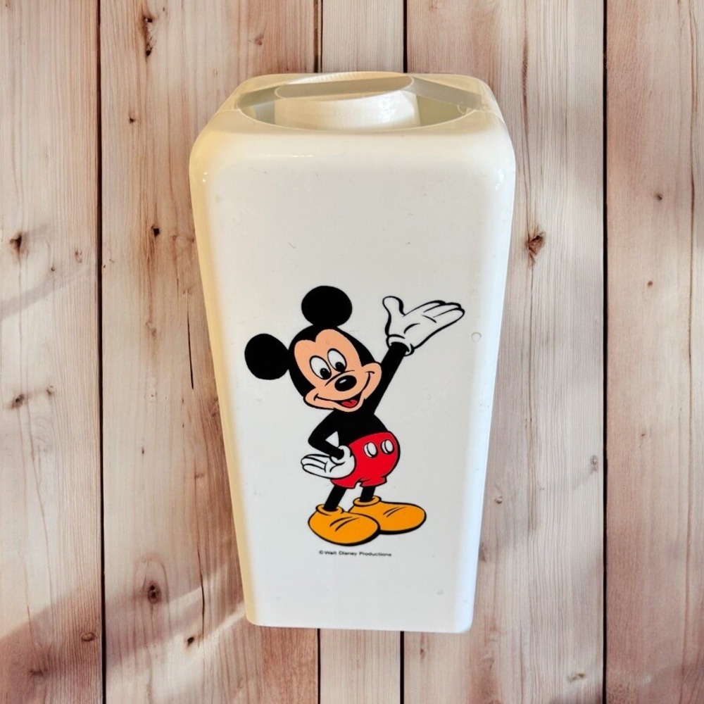 VintageDixie Cup Dispenser Walt Disney Mickey Mouse Bathroom Kitchen Bath Holder